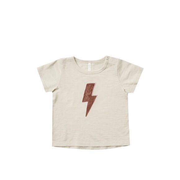 Rylee + Cru Tops - Rylee + Cru Basic Tee, Lightening Bolt